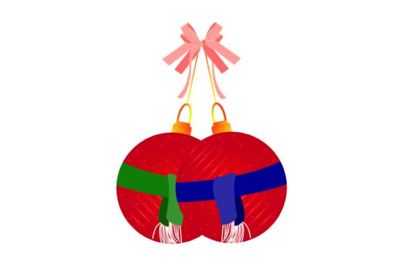 Christmas Ball Decoration 106: A Versatile Illustration for Branding