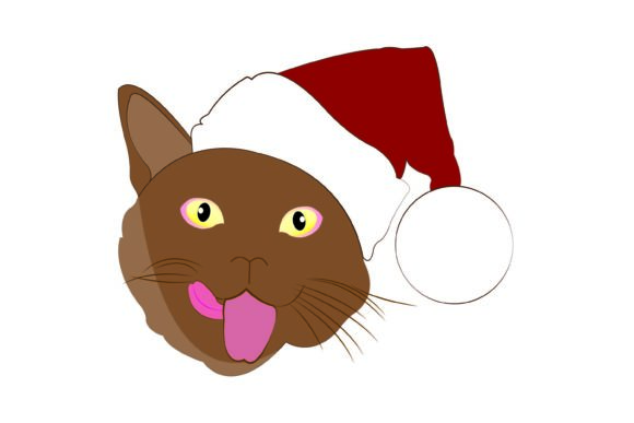 Christmas Cute Cat 128 Illustrations