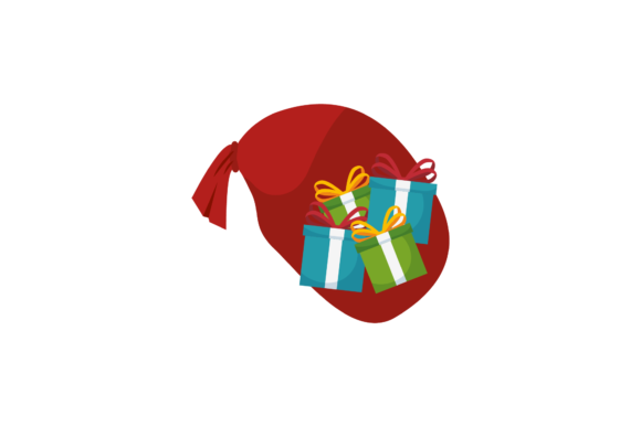 Christmas Illustration Gift Bag
