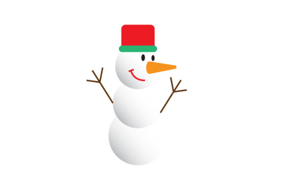 Christmas Illustration Snowman Asset