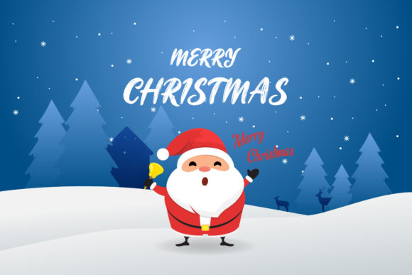 Christmas Santa Illustration Backgrounds