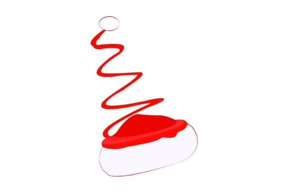 Christmas Spiral Hat Illustrations for Polished Content