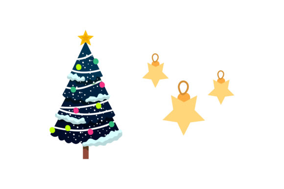 Christmas Tree Ornament Vector