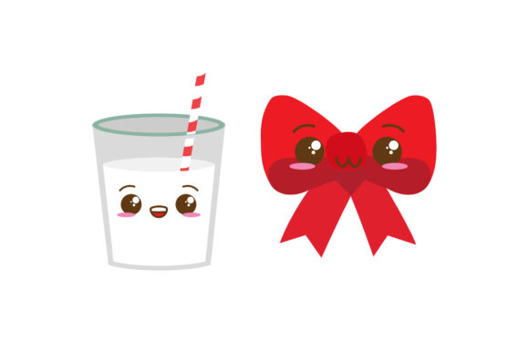 Milk and Ribbon Christmas Asset Set