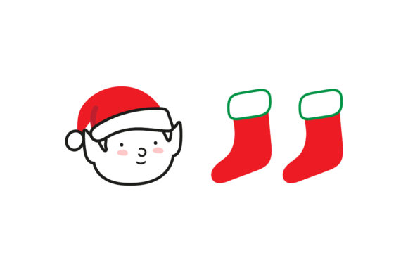 Santa and Stocking Christmas Asset
